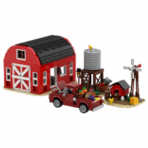 Gobricks Ländlichen Bauernhof Tier Serie Baustein Set Ranch Yard DIY Ziegel Zusammengebautes Spielzeug Kreative Pädagogische Kinder Spielzeug Geschenke