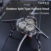 TARKA Camping Gasherd 5800 W 3 Kopf Gasbrenner Tourist Starker Feuerofen Klettern Wanderausrüstung Picknick Küche Kochgeschirr