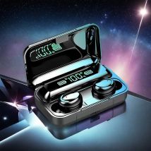 New Bluetooth Headphones 9D Stereo High Bass Sport Earphones Handfree Touch Control Tws Wireless Earbuds Waterproof Headset