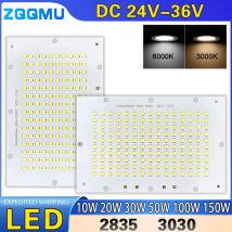 Chip LED SMD3030 10W 20W 30W Scheda LED 50W 100W 150W Luce bianca calda Piastra in alluminio Illuminazione per faretti da esterno