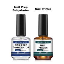 2 Stück 15 ml Nagelgrundierung und Dörrgerät zur Nagelvorbereitung, keine Lampe zum Trocknen, natürlicher, trockener, langlebiger Nagelkunst-Funktions-Maniküre-Lack erforderlich