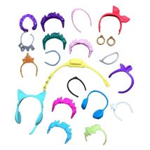 Original 1/6 Doll Headbands Crowns Earrings Necklace Watches Skirt Colorful Doll Cute Decors DIY Doll Parts Accessories