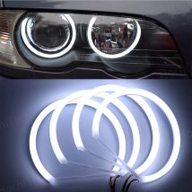 BIAŁY reflektor LED Halo Angel Demon Eyes Kit angel eyes light do BMW serii 3 E46 sedan touring wagon coupe compact 1998-2005