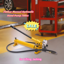 700 bar manuelle hydraulische Handpumpe 700 cc Hydraulikpumpe mit Manometer zum Heben, Wagen