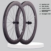 CSC 54T Disco a cricchetto 2.0 Freno a orso in ceramica Ruota per bici in carbonio 38mm 50mm 58mm Set di ruote in carbonio tubeless per bicicletta da ghiaia