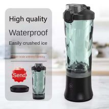 Entsafter tragbare USB wiederauf ladbare elektrische Mixer 600ml Edelstahl Lebensmittel mixer Entsafter mit Boden deckel