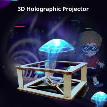 Kit modello fai da te con proiezione olografica 3D - Giocattolo da costruzione per scienza e istruzione per bambini Giocattolo regalo per bambini
