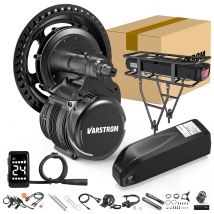 Tongsheng TSDZ8 TSDZ2B 750W 500W 250W Kit motore Mid Drive Sensore di coppia Motore Kit di conversione bicicletta elettrica Batteria Hailong
