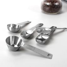 Kaffeelöffel-Set – 1 Esslöffel (15 ml) und 2 Esslöffel (30 ml) – Kaffeelöffel und Schaufel aus Edelstahl mit
