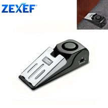 ZEXEF Drahtloses Türstopper-Alarmsystem, 120 dB laut, Heimsicherheit, Diebstahlsicherung, Türblock-System, tragbarer Türstopper, Preasure-Alarm