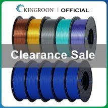 Filamento ufficiale per stampante 3D KINGROON Rosso Blu PLA PETG ABS SETA Filamento bicolore 1,75 mm, vendita di liquidazione e grande salvataggio promozione