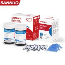 50 Stück/100 Stück/200 Stück/300 Stück/400 Stück Sinocare Blutzucker-Teststreifen (nur für Safe-Accu)