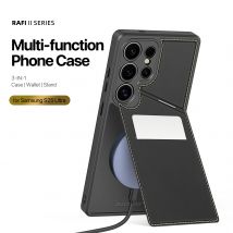 Custodia magnetica DUX DUCIS per Samsung Galaxy S25 Ultra, Samsung S25 Plus, Samsung S25, custodia con supporto per telefono Portafoglio 3in1