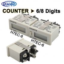 H7EC-6 H7EC-8 Cifre Distributore automatico Contatore elettronico digitale Conteggio AC 24-220V DC 3.6-30V FBV BLM BVLM
