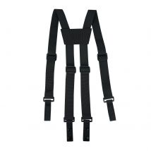 KUNN Bretelle tattiche Imbracatura per cintura da servizio della polizia per uomo, bretella per cintura regolabile da 1,5 pollici con 4 accessori ad anello