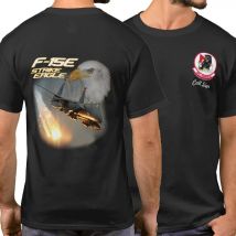 RAF F-15E Strike Eagle 494th Panthers Fighter Squadron T Shirt Nuova manica corta Casual 100% cotone O-Collo T-shirt da uomo estiva
