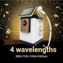 Macchina per la depilazione laser a diodi a 4 lunghezze d'onda professionale permanente indolore 2025 NUOVA 808nm 3000W