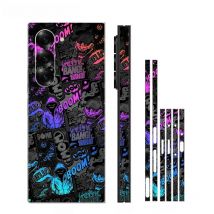 Creative Decal Skin for Samsung Galaxy Z Fold6 5 4 3 7Back Screen Protector Hinge Film Cover Fold5 3M Wrap Matte Sticker