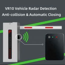 VR10 79GHz IP67 Anti-smashing Vehicle Detection Radar Sensor for All type of barrier Gate, Bluetooth, 2 Relays(N/O and N/C)