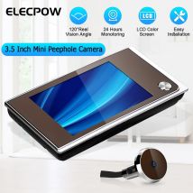 Elecpow 3.5 pollici spioncino campanello fotocamera 120 ° HD LCD Digital Door Viewer Monitor esterno Smart Home Cat Eye Visual Door Bell