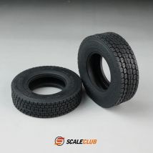 Scaleclub 1/14 LKW-Simulation Straßenreifen für Tamiya Lesu für Scania Man Actros Volvo Autoteile Rc Truck Trailer Kipper