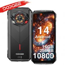 Global Version DOOGEE S Punk Rugged Phone LED Light Effect 6.58" 60Hz Display 6GB+256GB 34mm Large