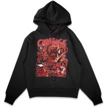 Bluza z kapturem dla dzieci z motywem autoryzowanego przez Marvela superbohatera, jesienno-zimowa, ciepła, codzienna odzież outdoorowa z długim rękawem.