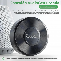 Receptor de Streamer de Audio y música Wifi inalámbrico Audiocast Ieast pPlay M5 DLNA para adaptador de música de Audio Airplay fluxos múltiples habitaciones