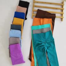Nahtlose Yoga-Leggings für Damen, sexy, hohe Taille, Bauchkontrolle, Scrunch-Po-Lifting, Lauftraining, Hose, Outdoor-Sport, Fitness