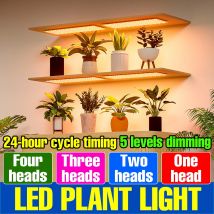 USB LED Quantum Board Pianta Coltiva La Luce Spettro Completo Semi di Fiori per Interni Verdure Lampada per Coltivazione Idroponica Temporizzazione Accensione/Spegnimento Automatico