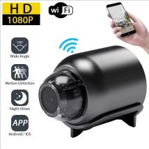 Nuova Mini Telecamera X5 1080P con Visione Notturna, Leggera e Portatile, Rilevamento Movimento, Telecamera di Sorveglianza Wireless Premium
