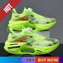 Marathon Sport Laufschuhe Männer Turnschuhe CarbonPlate Atmungsaktive Bequeme Frauen Sportlich Rutschfeste Turnschuhe Jogging AirCushion