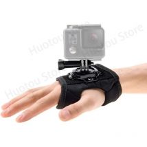 360 °   Rotation Handschuh Handgelenk Strap Halterung Für GoPro Hero 12 11 10 9 8 7 6 5 SJCAM Insta360 X2 X3 DJI Osmo Action Kamera Zubehör