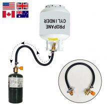 Gasadapter-Anschluss schlauch mit Ein-Aus-Steuerventil Propan-Nachfüll adapters ch lauch Kupfer für Camping im Freien für Camping im Freien