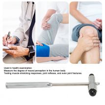 Diagnosehammer, manueller Massagehammer, neurologischer Massagehammer, T-förmig, bequemer Griff, Handmassagestab für Gelenke