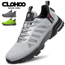 CLOHOO Scarpe casual sportive in schiuma con fondo spesso aggiornato in mesh Calzature comode resistenti all'usura traspiranti per lo stile di vita attivo