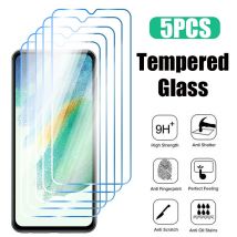 5 szt. Szkło hartowane do Samsung Galaxy A54 A34 A14 A53 A13 A52s 5G ochraniacz ekranu do Samsung A51 A21s A72 A71 S22 s23 S24 A12 A04S A22 A23 A31 A32 A33 A50 A70 S22 Plus S23 S24 ultra szkło