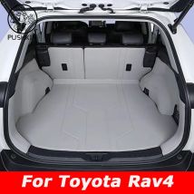 Skórzana mata do bagażnika samochodowego Toyota RAV4 XA50 2021 2022 2023 2024 2025 RAV 4 XA 50 Hybrid, wykładzina, dywanik, akcesoria