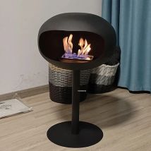 Nordic Wrought Iron Floor-Standing Ornaments Modern Designer Villa Home Decor Artistic Living Room Heating Heater