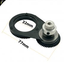 Staffa per lente prisma da 32 mm su arcobaleno/fascio/occhi d'ape Stage LED Spot Luce mobile Riparazione parti di ricambio