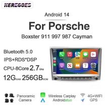 7862 720P Auto Android 14 12G+256G Radio samochodowe GPS Player 4GB Carplay Nawigacja autoradio Dla Porsche Cayman 911 987 Boxster 997
