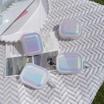 ins simple magic color Case With hook For Apple airpods4 protective case, For AirPods 3 2 AirPods Pro2 Apple Bluetooth ear case