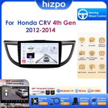 Hizpo 10.1 "2 Din Autoradio Carplay per Honda CRV 2012-2016 Android 13 Navigazione GPS Lettore multimediale Audio Stereo SWC BT 4G