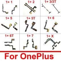 Lautstärke-Flexkabel für OnePlus 1+ X1 2 3 3T 5 5T 6 6T 7-seitiges Power-Lautstärketaste Ein-Aus-Seitentastenband mit Kleber