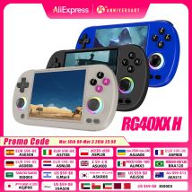 ANBERNIC RG40XX H 64 Bit Linux Console di gioco portatile retrò Schermo IPS da 4.0 '' Supporta 5G WiFi Bluetooth Uscita HD-Supporto RG40XXH