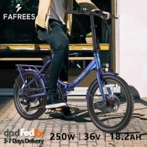 Fafrees F20 Lasting Bicicletta elettrica pieghevole per adulti, Bici elettrica da città con batteria rimovibile da 36 V 18,2 Ah, 25km/h