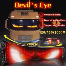 Devil's Eye flexibler LED-Bildschirm 12V-24V LKW-Dekoration Atmosphärenlicht Video-angetriebenes extra großes intelligentes Dekorlicht Zubehör