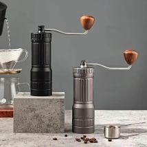 Profesjonalny ręczny młynek do kawy ziarnistej 7 gwiazdek, regulowany ekspres do kawy do espresso, kawiarki, moka.