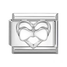 Sweet Heart Cute Cat Dog Cherry Starfish Moon Planet Bow Italian Charm Links Fit 9mm Stainless Steel Bracelet DIY Making Gifts