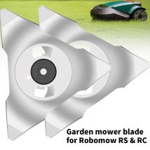 Verwendet Für RS RC Mähen Roboter Garten Rasenmäher Teile Cutter Klinge Trimmer Garten Gras Trimmer Zubehör Ersatz Klingen